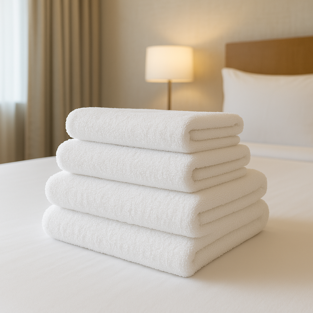 Luxury hotel terry towels